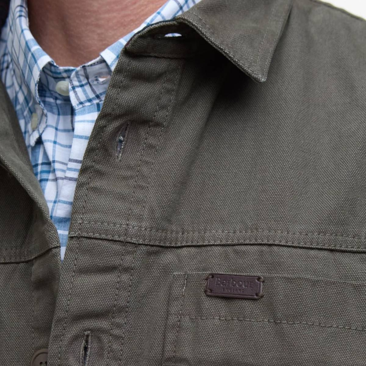 Barbour Lingfield Canvas Overshirt Fern, how to style., the perfect overshirt for every occasion