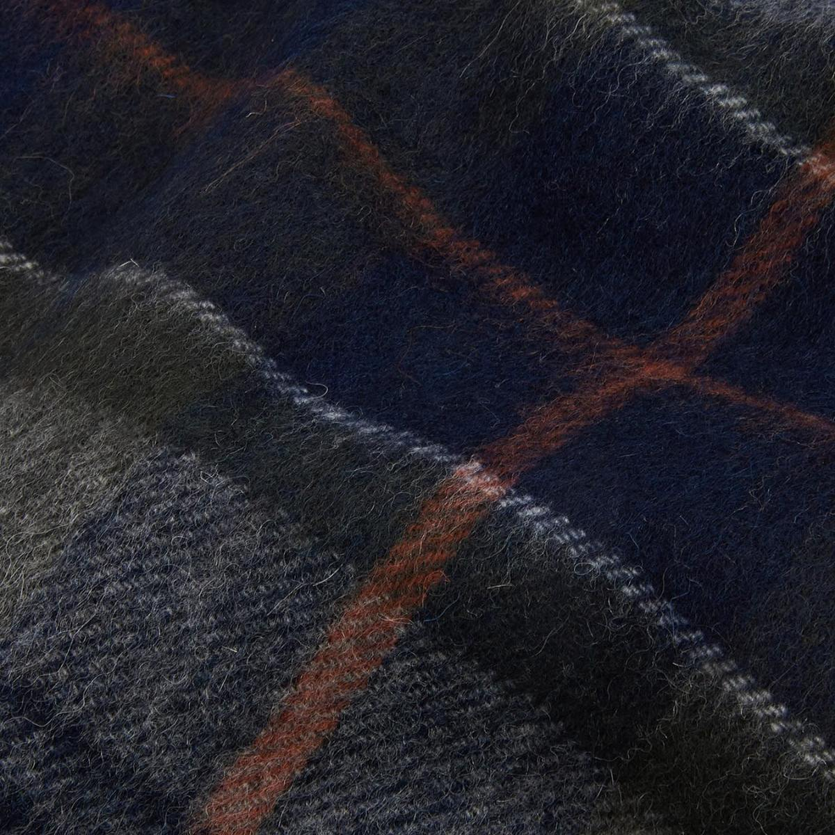 Barbour Brack Patchwork Tartan Schal, hergestellt aus luxuriöser 100% Lammwolle