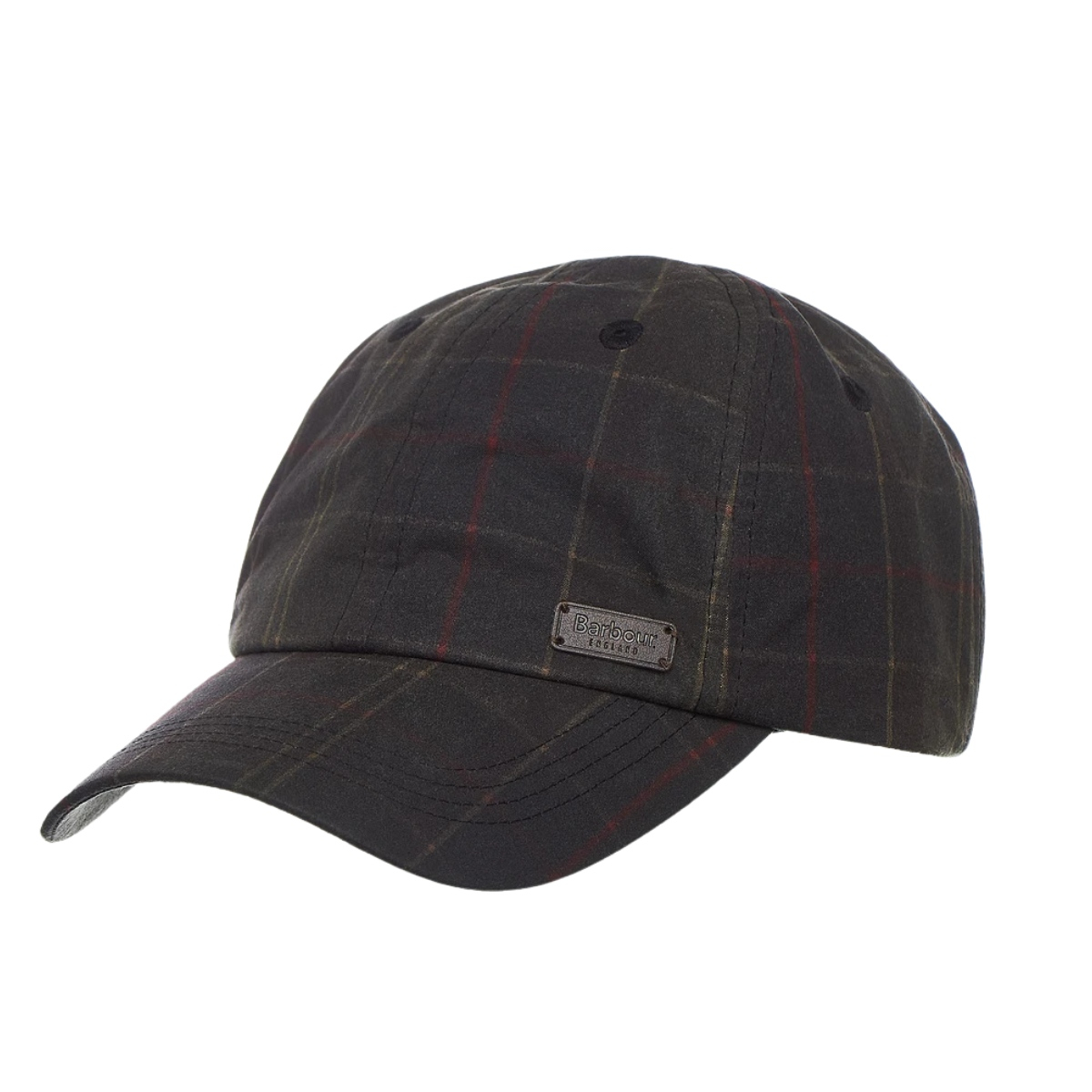 Barbour Darwen Tartan Wax Cap Classic, Cap Hergestellt aus widerstandsfähigem und wasserabweisendem, Tin Cloth Canvas