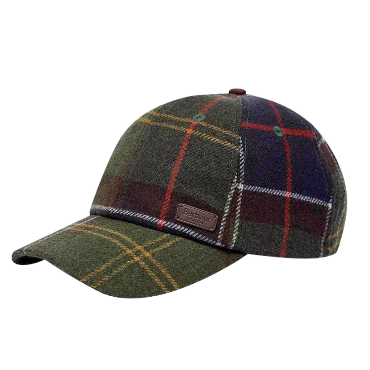 Barbour Galingale Tartan Sports Cap Classic, Cap Hergestellt aus widerstandsfähigem und wasserabweisendem, Tin Cloth Canvas