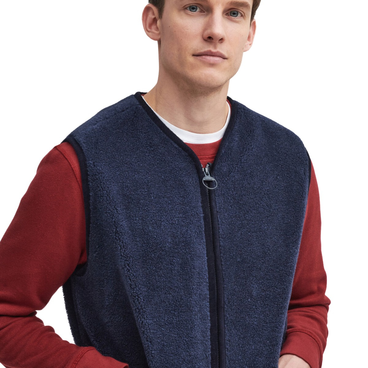 Barbour Liddesdale Fleece Vest in Navy, Stilvolle Outdoor Weste