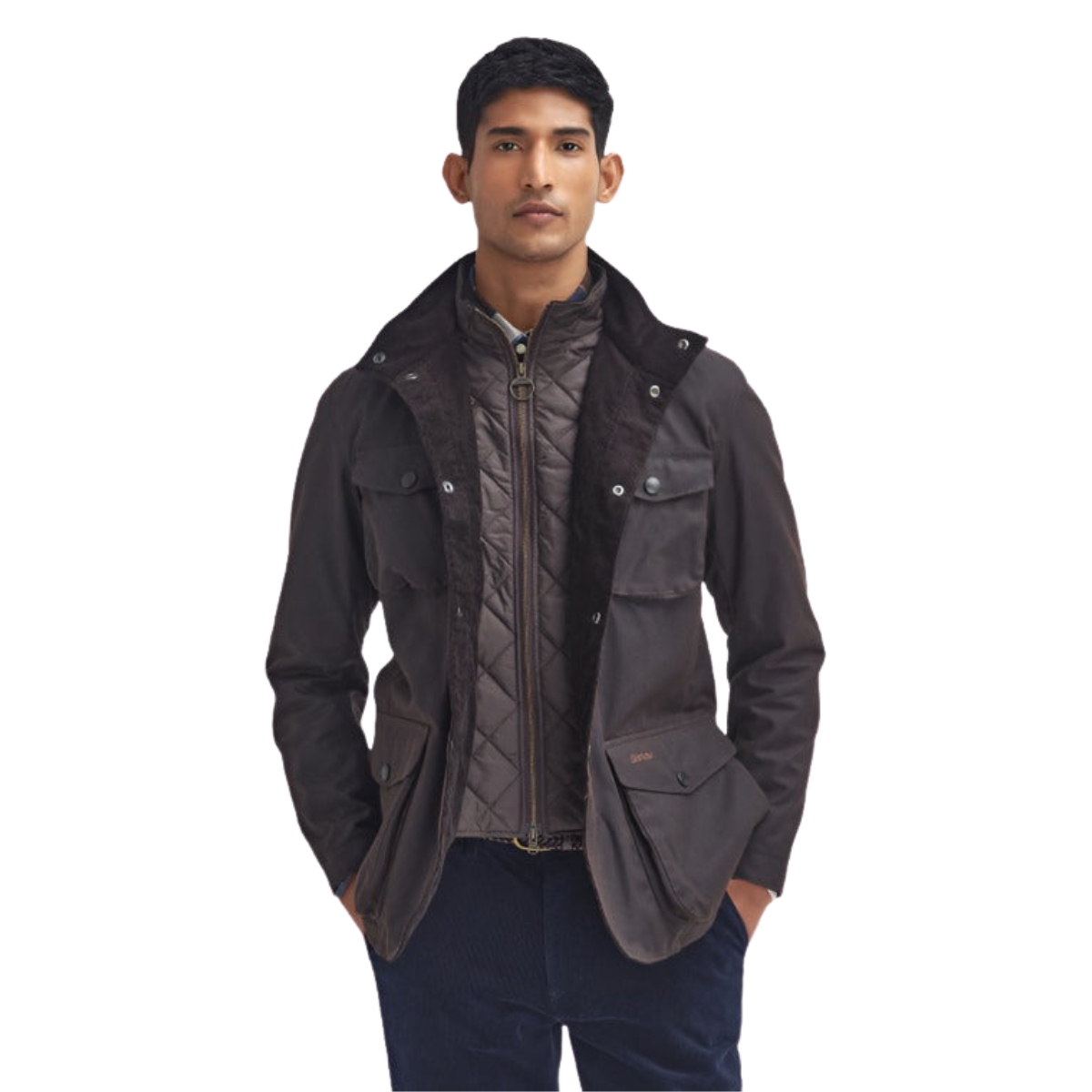 Barbour Ogston Wax Jacket Rustic/Classic, eleganter und hochwertiger, robuster Wintermantel.