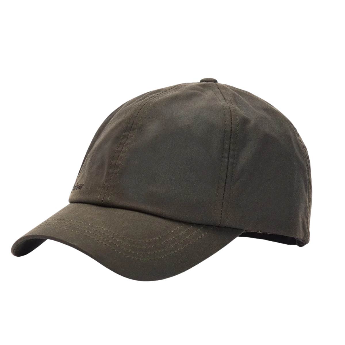 Barbour Wax Sports Cap Olive, Cap Hergestellt aus widerstandsfähigem und wasserabweisendem, Tin Cloth Canvas