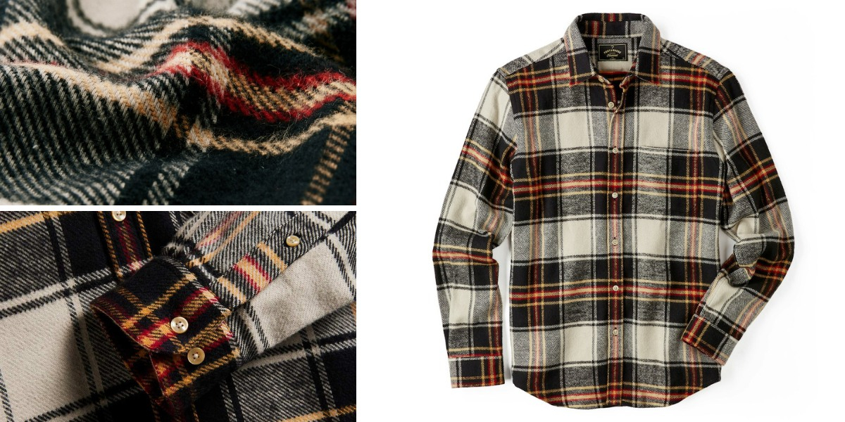 Portuguese Flannel Arc Shirt, hergestellt von Handwerksmeistern in den alten Städten Nordportugals