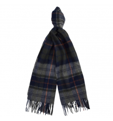 Barbour Brack Patchwork Tartan Scarf Cardinal/Classic