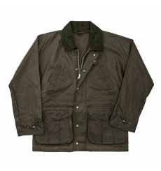 Filson Tin Cloth Short Lined Cruiser Jacket Dark Tan