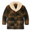 Filson Lined Wool Packer Coat Red/Green/Dark Brown