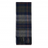 Barbour Brack Patchwork Tartan Scarf Navy/Dark Ginger