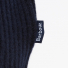 Barbour Holden Half Zip Lambswool Sweater Navy label