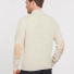 Barbour Patch Half Button Lambswool Sweater Pearl backside