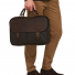 Barbour Wax Leather Briefcase Olive