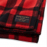 Filson MacKinaw Wool Blanket Red/Black Heritage Plaid close-up