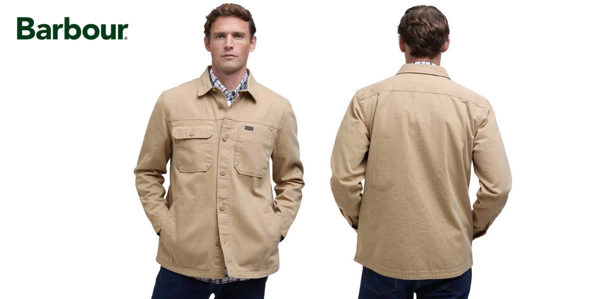 Barbour Lingfield Canvas Overshirt is perfect voor de moderne man die zowel stijl als veelzijdigheid waardeert.