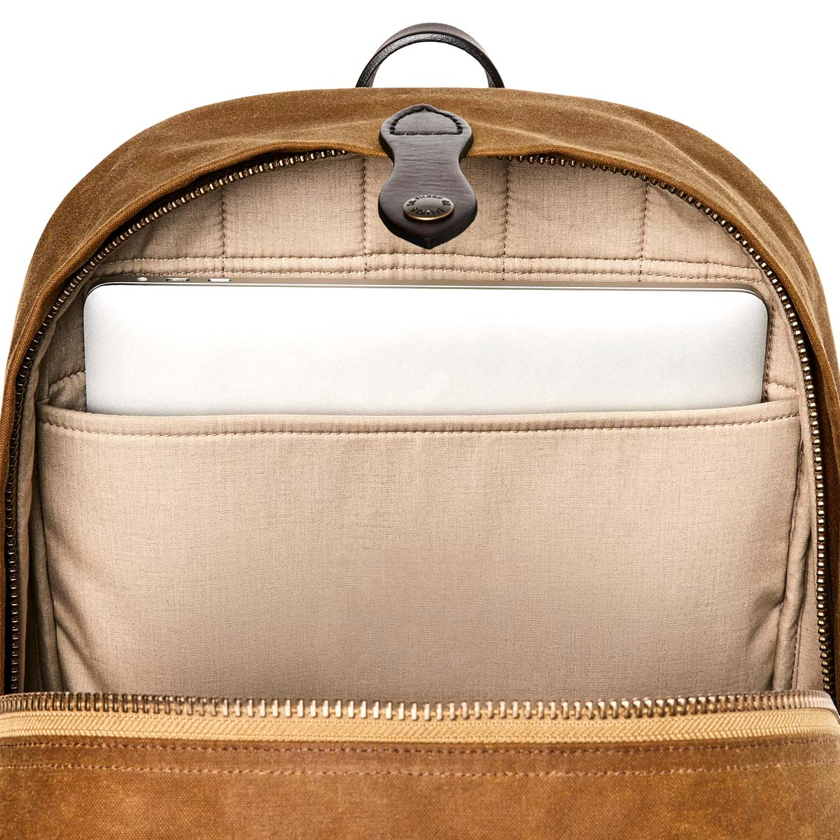 Filson Journeyman Backpack Tan, auch für den geschäftlichen Einsatz mit Laptop