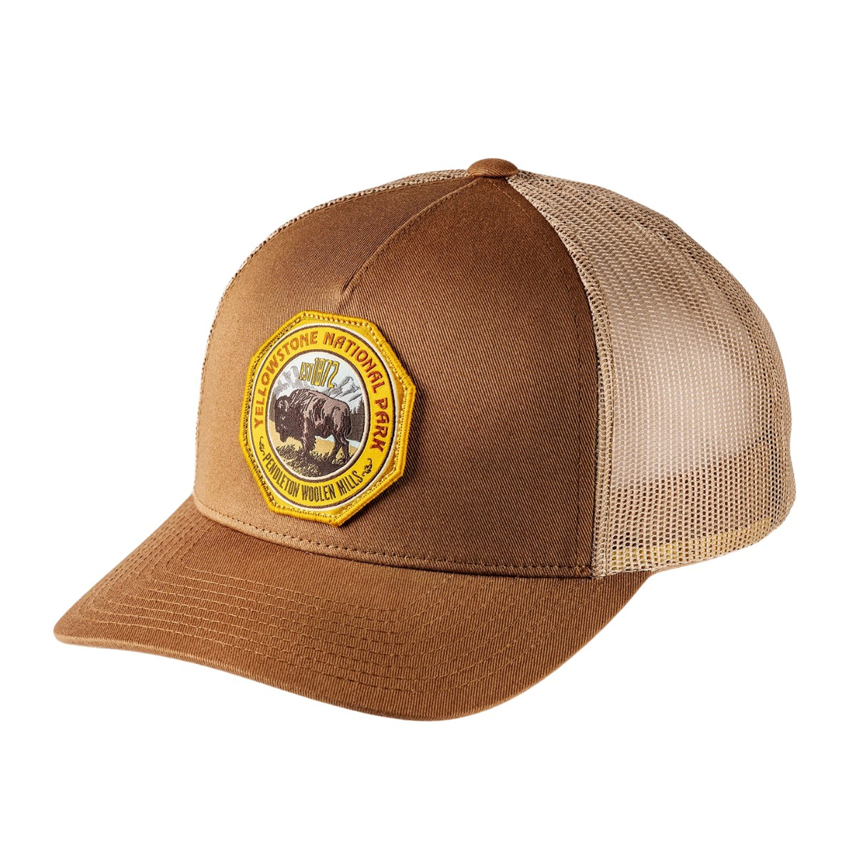 Pendleton National Park Trucker hat Dark Tan, good quality- great style.