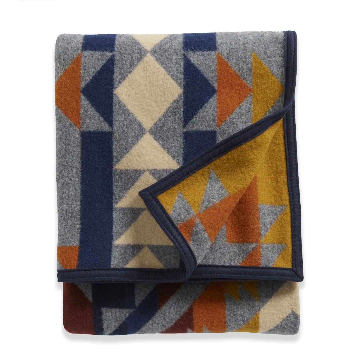 Pendleton Jacquard Napped Throw Blanket Smith Rock/Grey Mix, Diese Decke hat die perfekte Größe für ein Nickerchen, zum Lesen oder einfach zum Bewundern