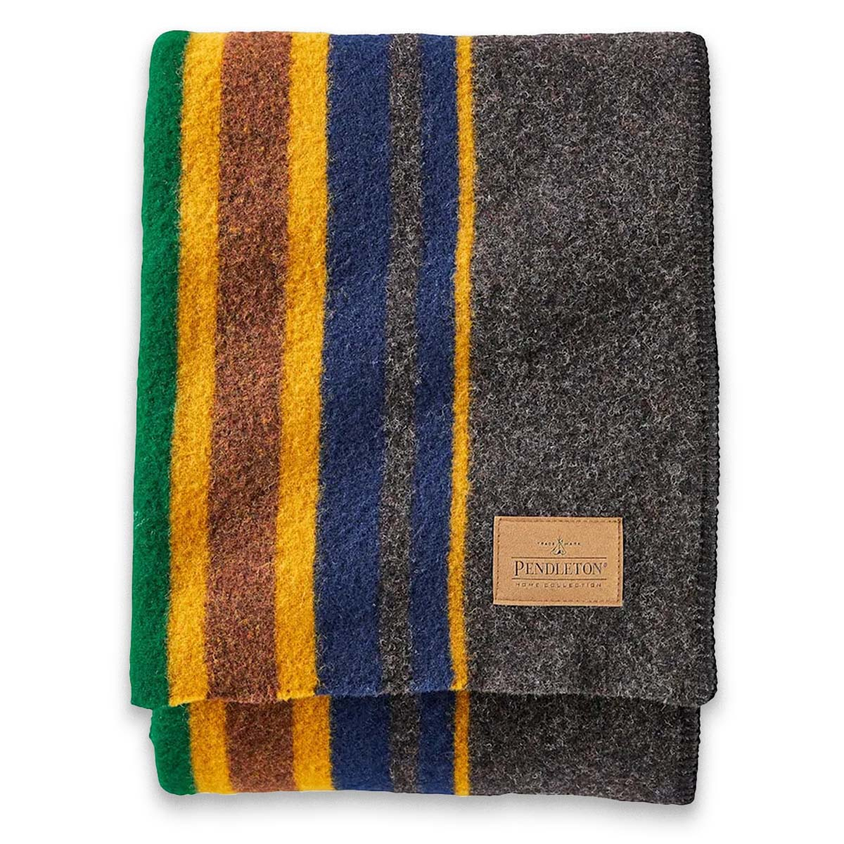 Pendleton Yakima Camp Blanket Throw Oxford, Tolle Decke aus weicher Wolle für das Sofa, den Sessel oder das Fußende des Bettes.