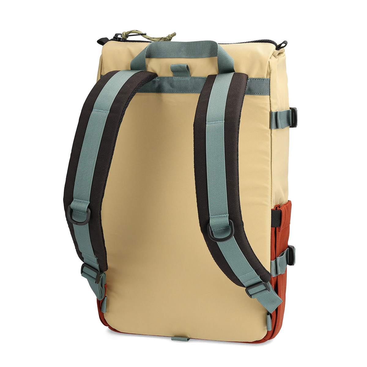 Topo Designs Rover Pack Classic Sahara/Fire Brick, Rückseite