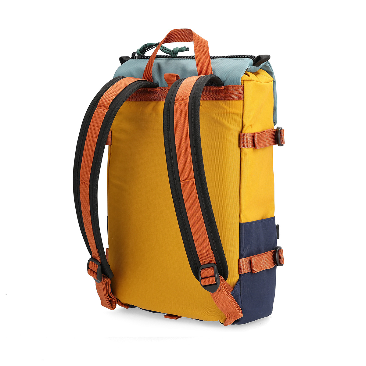 Topo Designs Rover Pack Mini Navy/Mustard, Gepolsterte Schultergurte